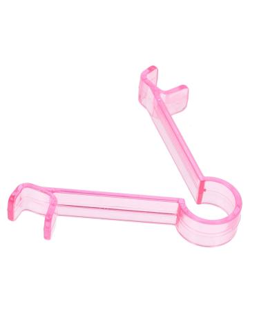 HONMEET Lip Muscle Trainer Tightener Device Jaw Slimming Exerciser Muscle Exerciser Tightening Face Facial Face Lifting Lip Exerciser Lip Plumper Tool Smile Exerciser - 9.30X7.70X1.50CM Pink
