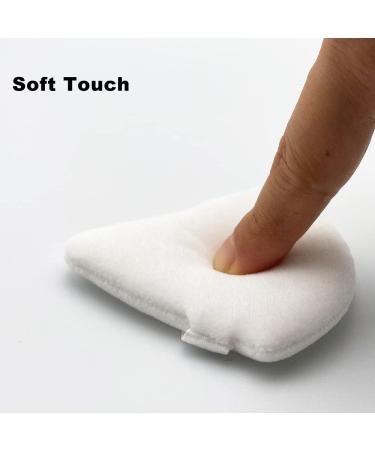 12Pcs Triangle Soft Powder Puffs for Face Makeup - Velour Puffs for Flawless Skin, Ideal for Eyes & Nose - Buy Online on GoSupps.com