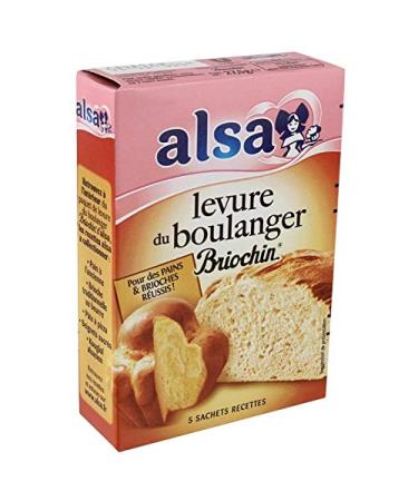 Alsa - Briochin Baker's Yeast 27G - Pack of 5 - Sold in Lot - Free Shipping in France