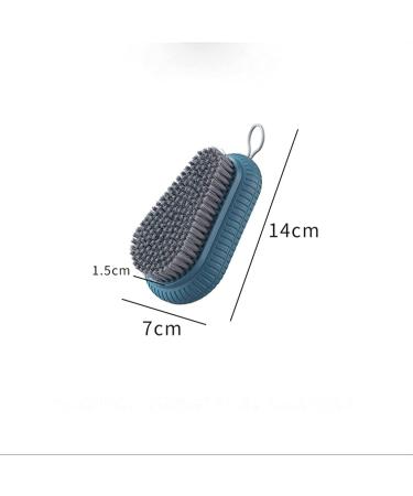 Home Shoes Brushes 1 Piece of Cleaning Brush Multi-Function Brush for Clothes and Shoes Kitchen Decontamination Cleaning Gadgets Household Items Bathroom Tool Brush(Blue) - Buy Online on GoSupps.com