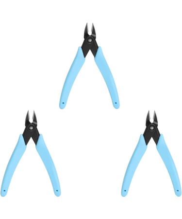 Nail Cuticle Nippers Cuticle Nippers 3 Pieces Easy Ergonomic Grip for Home for Thick Hard Toenails (Blue) - Buy Online on GoSupps.com