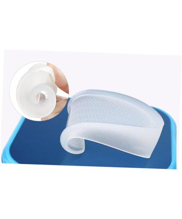FRCOLOR Silicone Insoles for Plantar Fasciitis - Comfortable Heel Cushions & Half Inserts for High Heels - White 10x6x1cm - Buy Online on GoSupps.com