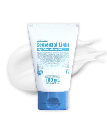 Cemenzal Light Volufiline 5000ppm & Centella Asiatica, Korean Moisturizer for Skin Barrier Repair & Volume Boost, Korean Skin Care, Moisturizer for Dry Skin & Sensitive, and All Skin Types, 100 mL
