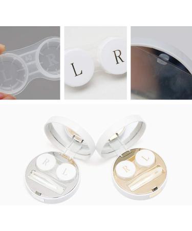 Milists Contact Lens Container & Applicator - Travel Kit with Mirror & Organizer - Sweet Invisible Golden Case for Easy Travel - Buy Online on GoSupps.com