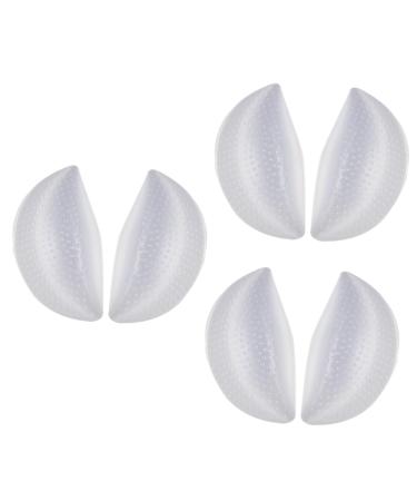 GLEAVI 6 Pairs Arch Support Pad Gel Heel Cups Pumpkin Shaped Ceramic Plantillas para De Mujer High Heel Relief Insoles Gel Arch Support Insoles Kids Shoe Inserts Arch of Foot