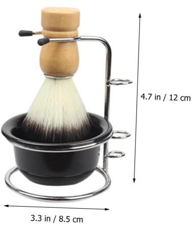 Buy Hemoton Men's Grooming Kit - Shaving Foam Bowl & Brush Set | Portable 3-Piece Suit for Cosmetology | International Shipping Available - Buy Online on GoSupps.com