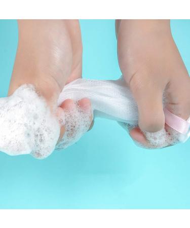 9pcs Shower Mesh Bag with Drawstring - Peeling Mesh Bags for Easy Shower Storage | International Shipping Available - Buy Online on GoSupps.com