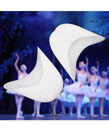 Ballet Dance Shoes Pads - 2 Pair Silicone Gel Toe Soft Pointe Insoles for Dancer Foot Care - Buy Online on GoSupps.com
