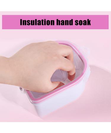 3-in-1 Professional Nail Soaking Bowl for Acrylic Nails - Gel Polish Remover & Cuticle Care Set - Salon-Quality Manicure at Home - Universal Pink Bowl - Buy Online on GoSupps.com