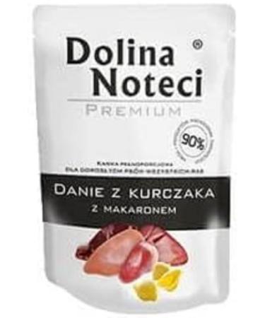 DNP Sp. z oo Dolina Dog Wet Food 300g Danie Chicken with Noodles, Sachet for Ras Male/10