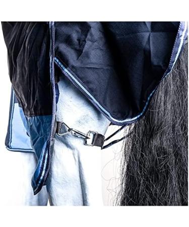 Shop RL24 Weiddecke Winterdecke High Neck 600D BASICLINE - Blue/Baby Blue - Lightweight Comfort for Horses (100g 200g 300g Fill) - 95cm - Buy Online on GoSupps.com