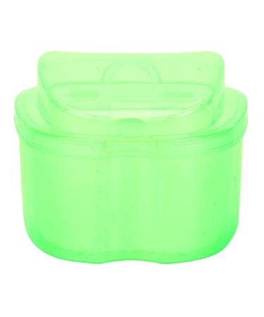 Buy Portable Prostheses Bathing Suitcase | Green Prosthesis Bath Box & Dental Care Storage Container - Buy Online on GoSupps.com