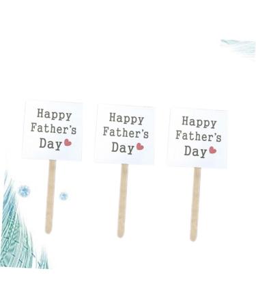 PRETYZOOM 25pcs Cupcakes Decor Cake Topper for Fathers Day Cake Picks Party Cake Picks Father's Day Cupcake Toppers Party Cake Topper Father's Day Cake Picks Top Hat Paper Cup - Buy Online on GoSupps.com
