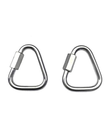Long Buy 2Pcs 316 Stainless Steel Delta Quick Link 5/32"(4mm) - 3/8"(10mm) Marine Grade Triangle M5 3/16"