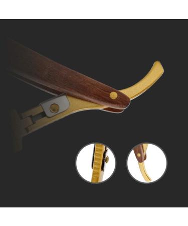 Collapsible Retro Shave Handle for Men - Antique Straight Razor Replacement Set | International Shipping Available - Buy Online on GoSupps.com