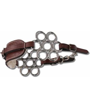 AMKA Hackamore Flora Bitless Bridle - Soft Padded Black Hackamore with Flower Wheel | International Shipping Available - Buy Online on GoSupps.com