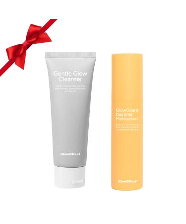 GlowRitual Sun Protection Skincare Set Amino Acid Cleanser & SPF50 PA++++ Sunscreen Moisturizer Cleansing Hydration UV Protection Brightening Oil Control & Anti-Photoaging