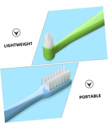 Buy Homsfou Travel Toothbrush Set - 4 Double-Sided Ergonomic Toothbrushes for Wisdom Teeth & Detail Cleaning | International Shipping - Buy Online on GoSupps.com