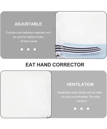 Healeved Kids Tools 1 Pair Baby Stop Thumb Sucking Gloves Kit of Stop Thumb Sucking for Kids Stop Nail Biting Anti-Scratch Breathable Gloves for Infant Baby Kids(Left) Baby Hand Mittens - Buy Online on GoSupps.com