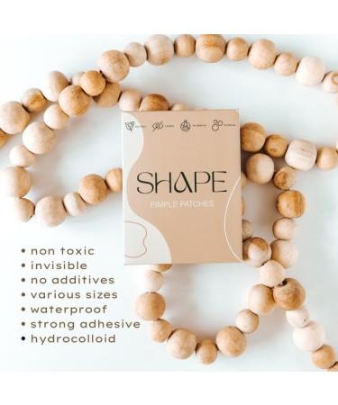 Shape Pimple Patches - Acne Support with Multiple Sizes (48 Count) - Buy Online on GoSupps.com