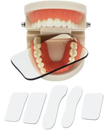5 Piece Intraoral Mirror Set - Professional Orthodontic Photography | Dual-Sided Reflector for Clinical Dentists | High-Quality Dental Occlusal Mirrors - Buy Online on GoSupps.com