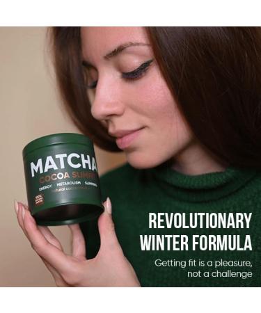  WOW TEA WOW TEA: Matcha Cocoa Slimfit Special Mix Limited Edition Japanese Matcha 100% Organic 63g - Buy Online on GoSupps.com