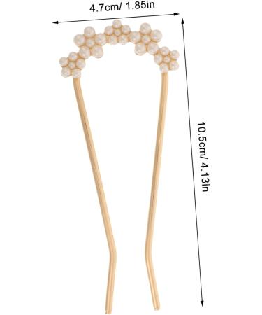 Healeved Pearl Hairpin Hair Jewelry Hair Clips Hair Pins Hair Accessories Hair Bun Sticks Hair Stick for Buns Hair Stick for Women Hair Stick Hairpin for Women Imitation Pearls - Buy Online on GoSupps.com