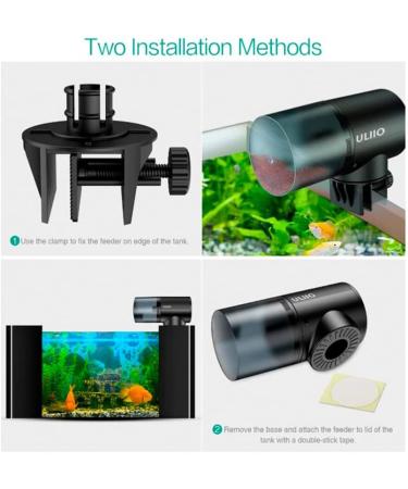 Automatic Fish Feeder for Aquarium Tank - Programmable Timer Feeder for Vacation - Electric Fish Food Dispenser - Buy Online on GoSupps.com