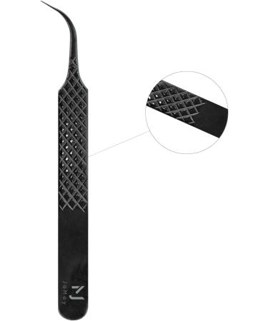 Professional Stainless Steel Eyelash Extension Tweezers | High Precision Volume Tweezers (JM2-4 Black) - International Shipping Available - Buy Online on GoSupps.com