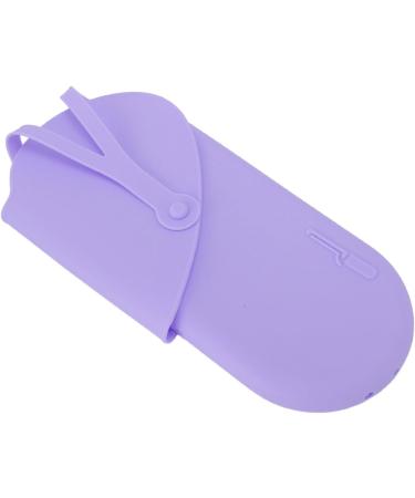 Insulated Silicone Curling Iron Pad | Heat Resistant Mat & Pouch for Travel | Professional Hair Styling Tools for Women (Purple - Buy Online on GoSupps.com
