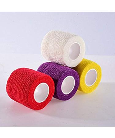 Chiyuehe Self-Adhesive Elastic Wrap Bandage Tape 2x5 Yards (Pack of 12) - Assorted Colors - Buy Online on GoSupps.com