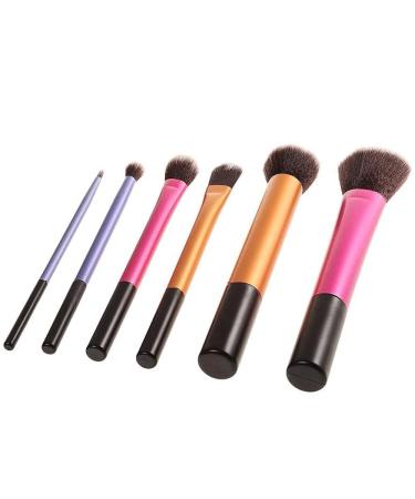 Professional Plastic Handle Makeup Brushes Set - Smooth Powder & Eye Brushes in 3 Colors | International Shipping Available - Buy Online on GoSupps.com