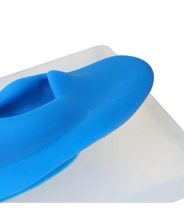 Silicone Ear Model - Transparent and Blue - Flexible for Piercing Practice - Buy Online on GoSupps.com