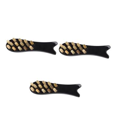 Beavorty tool 3st Kamm scalp massage devices for women hairbrush made of wood styling brush hairbrush for women multi -purpose tool lady tools hair comb horns Miss