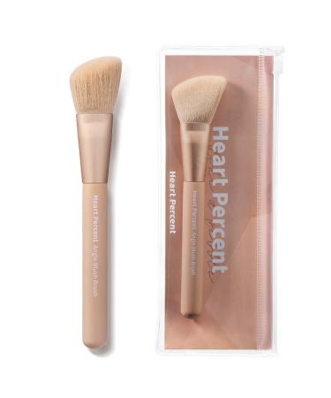 Heart Percent Angled Blush Brush - Professional Makeup Tool for Flawless Sculpting & Easy Application | International Shipping Available - Buy Online on GoSupps.com