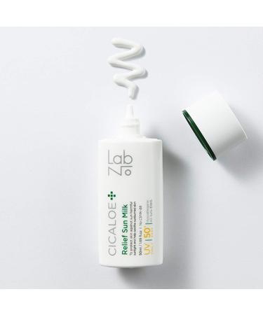 LabNo Cicaloe Relief Sun Milk SPF50+PA++++ 50ml | High Protection Sunscreen - Buy Online on GoSupps.com