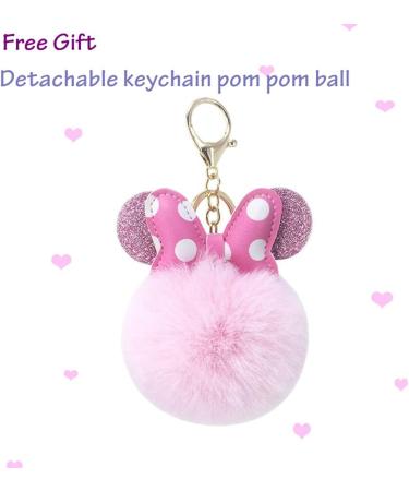 Sunwel Fashion Cute Sequin Mouse Ears Mini Backpack (Pink) - Perfect Travel & School Bag for Girls and Women - Buy Online on GoSupps.com