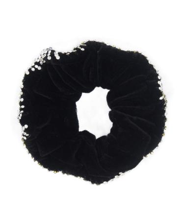 SUSULU 9pcs Velvet Hair Scrunchies with Rhinestone Detail - Elastic Hair Ties for Women - Buy Online on GoSupps.com
