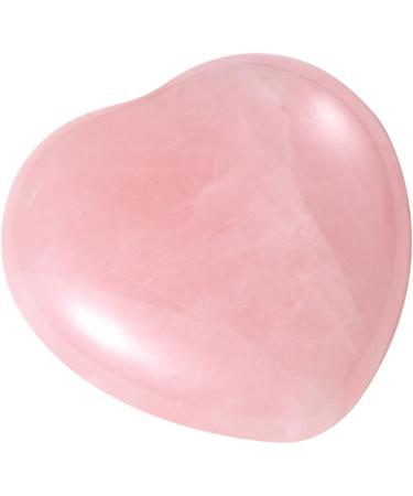 Morella Gemstone Heart | Rose Quartz Lucky Charm Stone - 3 cm Velvet Bag | International Shipping Available - Buy Online on GoSupps.com