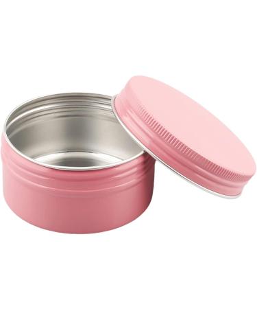 Buy BasicPacking 12-Piece 80ml Pink Empty Round Aluminum Screw Lid Cans - Ideal for Creams Candles & Cosmetics - Includes 50mm Stickers - Buy Online on GoSupps.com
