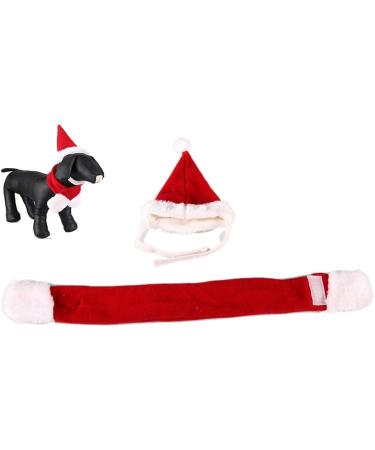 Pet Leso Red Christmas Hat for Cats & Dogs | Festive Holiday Accessory for Pets - Buy Online on GoSupps.com