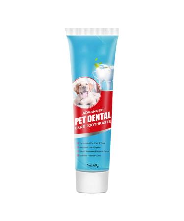 Dog Teeth Cleaning Toothpaste Fresh Breath Cat Dental Tooth Paste Designed to Help Prevent Tartar Plaque - Flavor Effective Soothing Oral Care Restore Luster for Doggy Puppy Cat Naysku