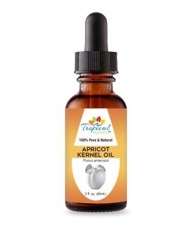 100% Pure Organic Apricot Kernel Oil 2 oz - Natural Cold-Pressed Apricot Seed Oil from Turkey - Ideal for Massage Skincare Hair Body Aromatherapy for Men & Women