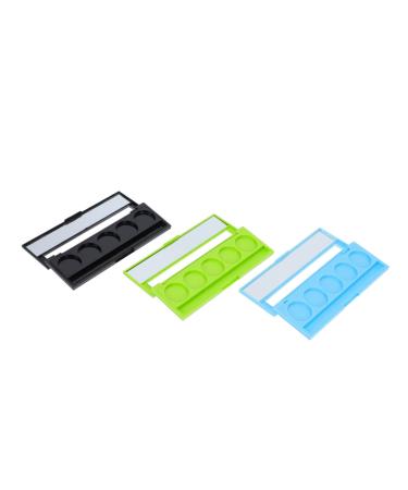 Ipetboom Ipetboom Set of 3 Makeup Storage Boxes for Eyeshadows and Lipsticks Blush Box Compact Travel Case for Cosmetic Storage