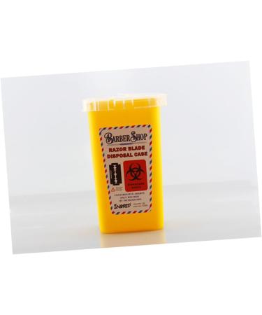 FRCOLOR Mini Waste Bucket - 2 Pack Razor Blade Disposal Container for Hairdressers Travel and Needle Filling - Compact & Safe Waste Management - Buy Online on GoSupps.com