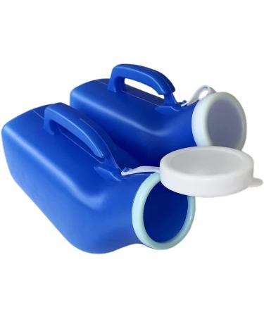 YUMSUM Urinals for Men Portable Urinal 1200ml34 Ounce for Hospital Camping Car Travel Home 2 Pack (New Blue) - Buy Online on GoSupps.com