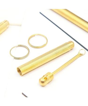 5 Pcs Folding Alloy Ear-Pick Cleaner Set with Key Ring - Portable Ear Wax Removal Tools - Buy Online on GoSupps.com