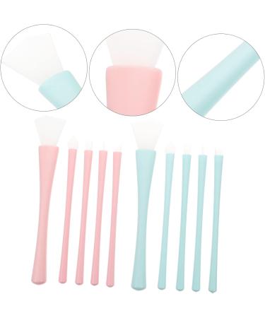 Mikinona 2 Sets Silicone Makeup Brush Lip Makeup Brush Silicone Facial Brush Applicator Eyeliner Applicator Lip Liner Brush Eye Shadow Skincare Brush for Mud Lip Gloss Wand - Buy Online on GoSupps.com