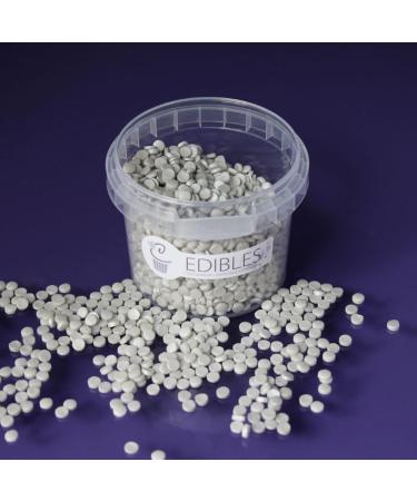 Purple Cupcakes Confetti - SHIMMER STERLING SILVER - Cake and Cupcake Sprinkles for Birthdays Weddings and all occassions