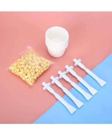 50g Facial Nose Hair Removal Wax Beans - Includes Applicator Sticks for Body & Bikini Hair Removal - Buy Online on GoSupps.com